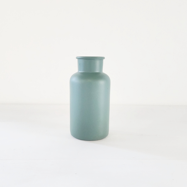 Glass Bottle Budvase - Sage Green - <p style='text-align: center;'><b><br>
</b><br>R 18</p>